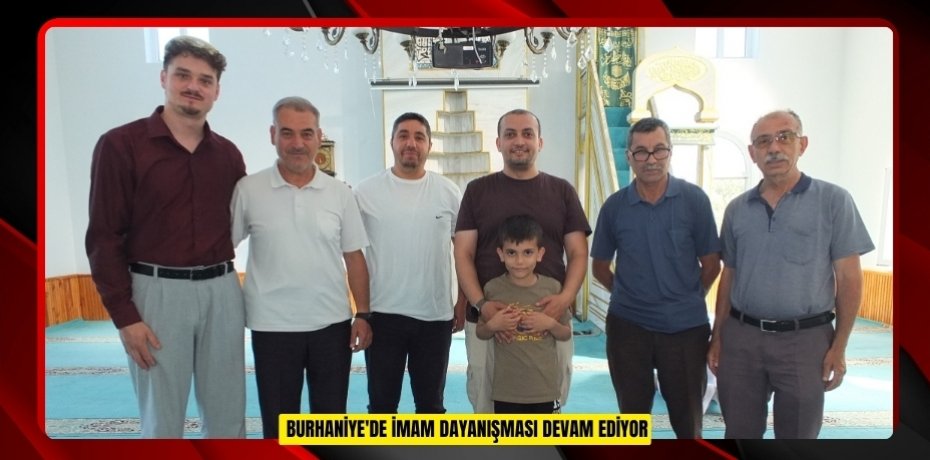  Burhaniye'de imam dayanışması devam ediyor  