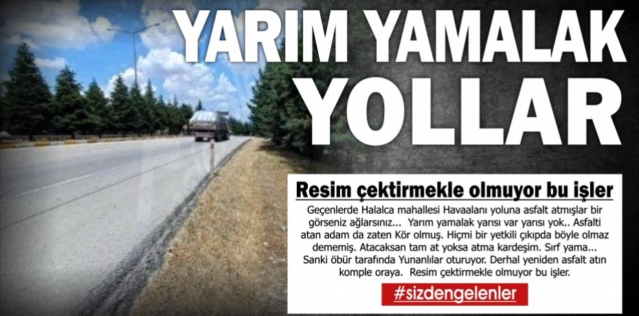YARIM YAMALAK YOLLAR