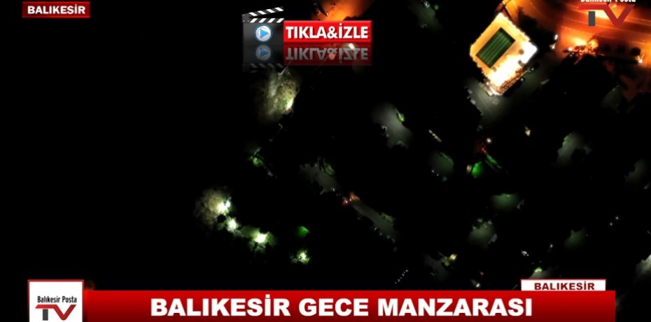 Balıkesir Gece Drone Çekimi 4