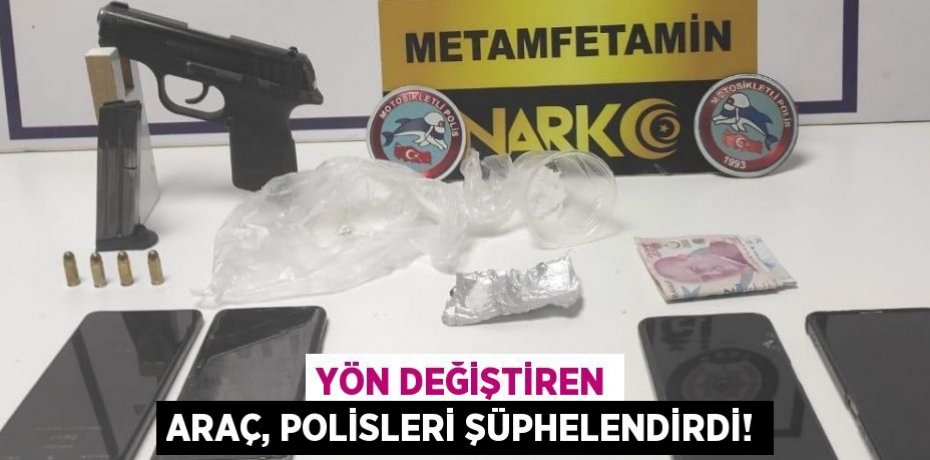 Yön Değiştiren Araç, Polisleri Şüphelendirdi!