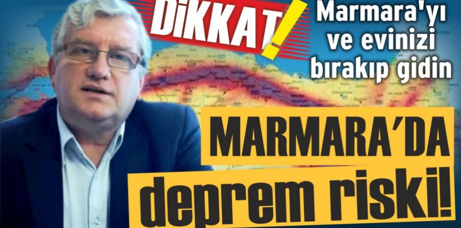 Marmara'da deprem riski!