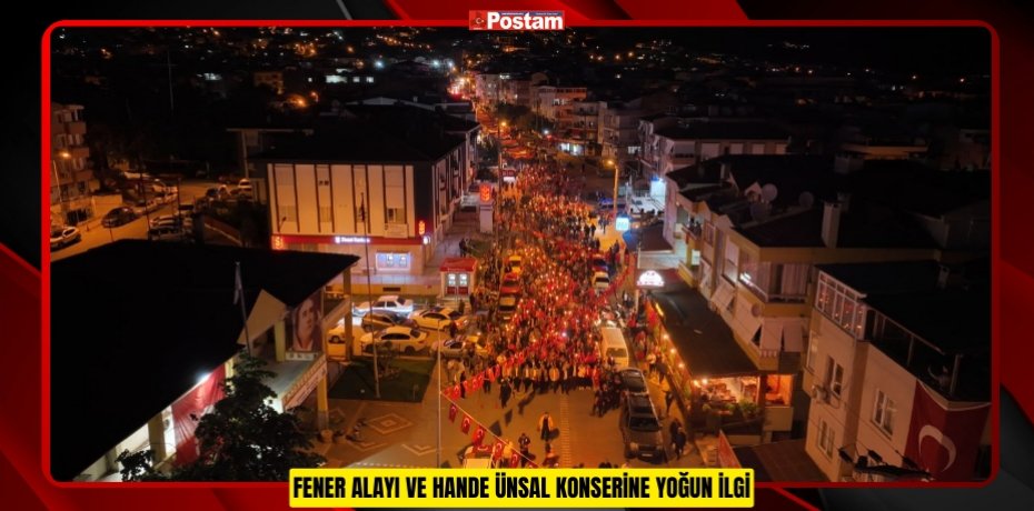 FENER ALAYI VE HANDE ÜNSAL KONSERİNE YOĞUN İLGİ