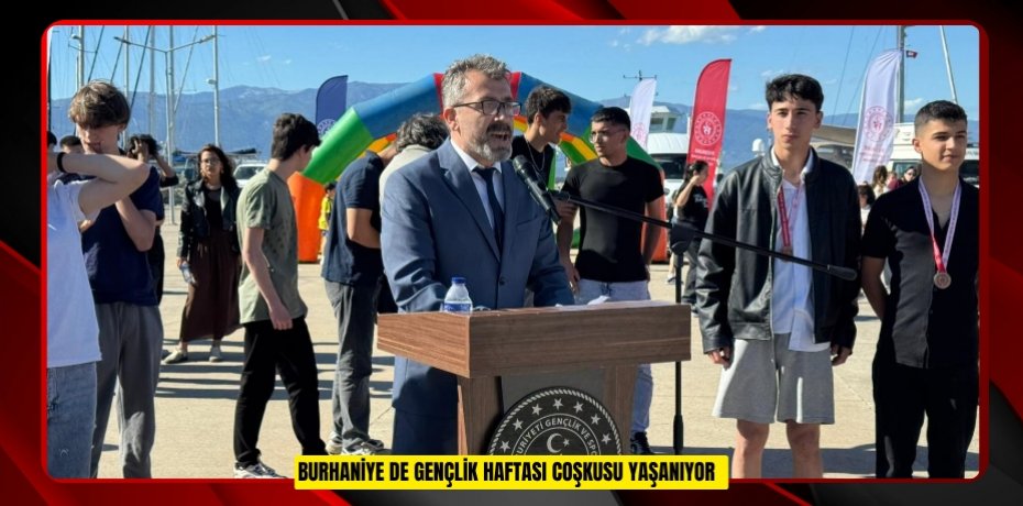 Burhaniye de Gençlik Haftası Coşkusu yaşanıyor  