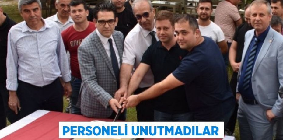 Personeli unutmadılar