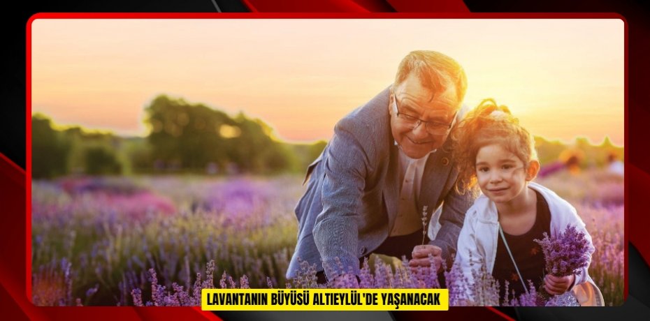  Lavantanın büyüsü Altıeylül'de yaşanacak  
