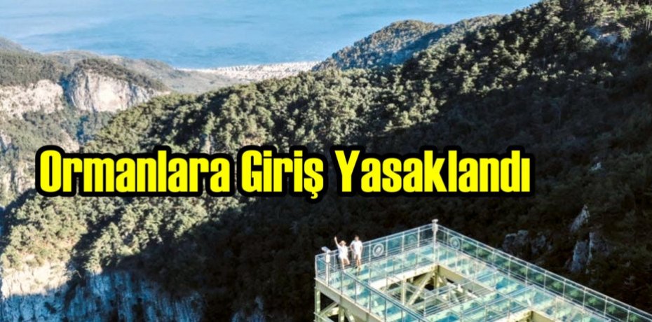 Ormanlara Giriş Yasaklandı 