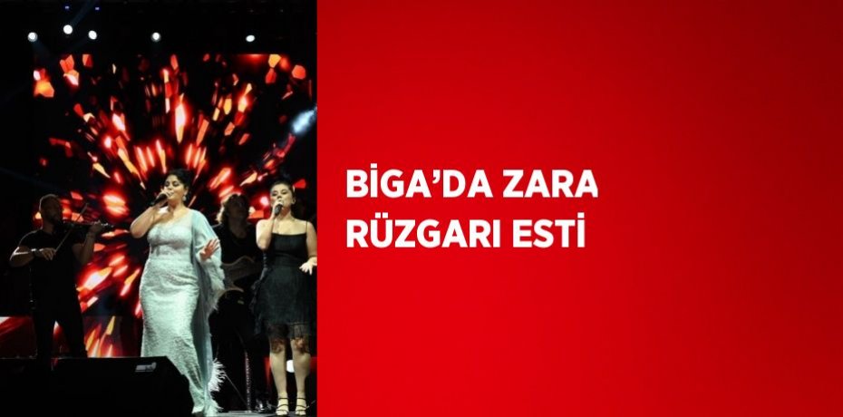 BİGA’DA ZARA RÜZGARI ESTİ