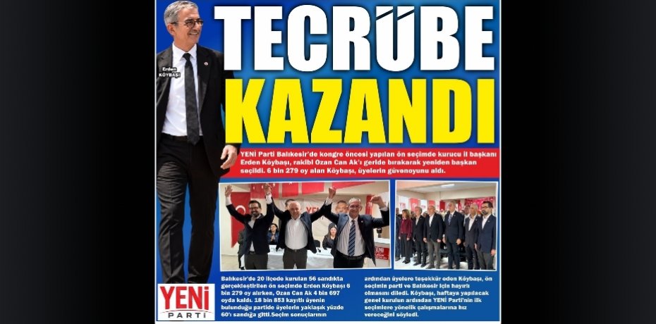 TECRÜBE KAZANDI!