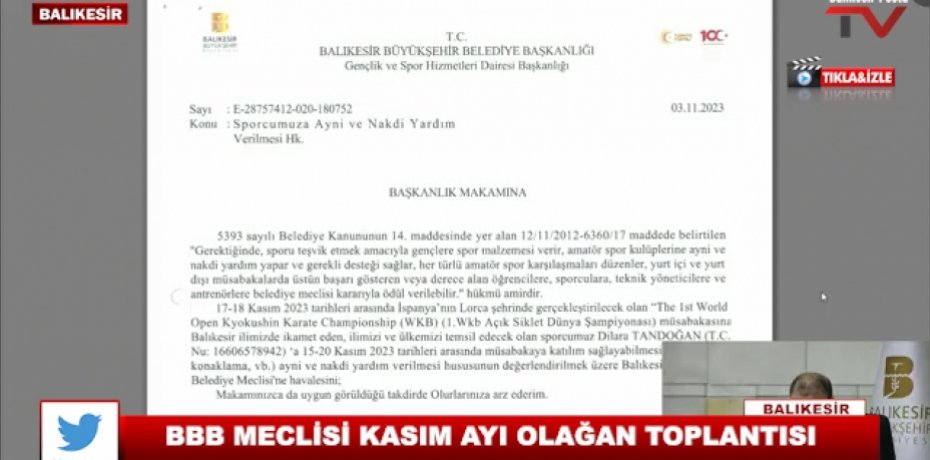 BBB MECLİSİ KASIM AYI OLAĞAN TOPLANTISI  14