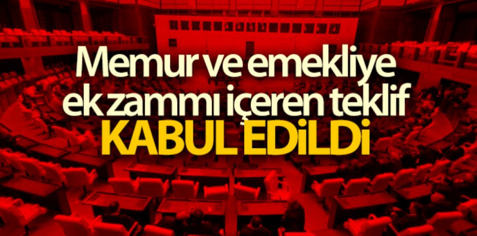 TEKLİF KABUL EDİLDİ