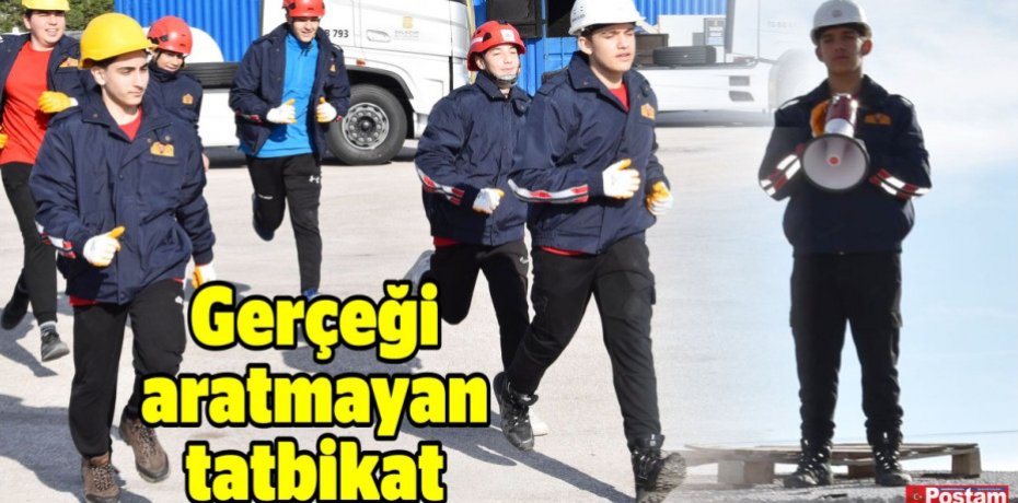 Gerçeği aratmayan tatbikat