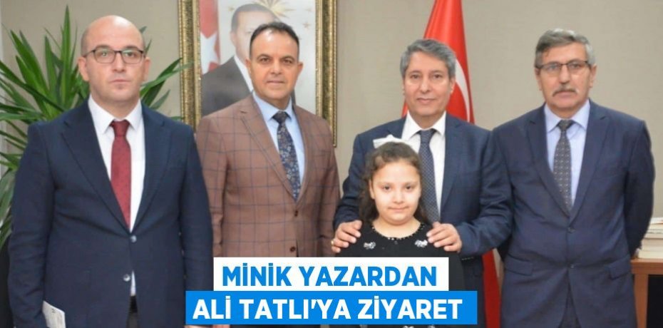 Minik Yazardan Ali Tatlı'ya Ziyaret