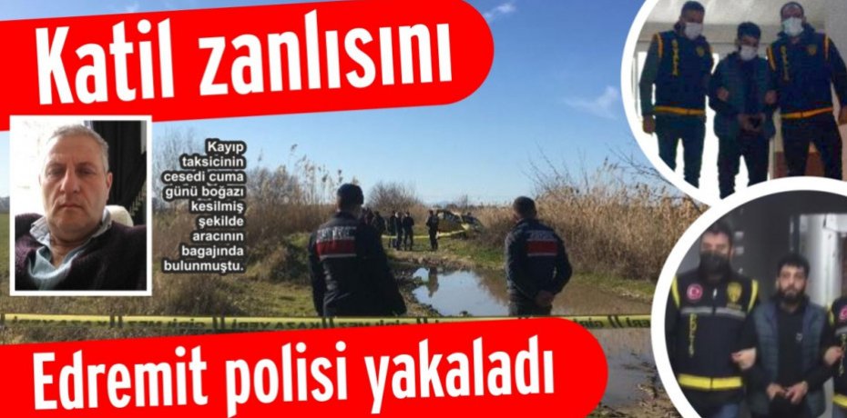 Edremit polisi yakaladı