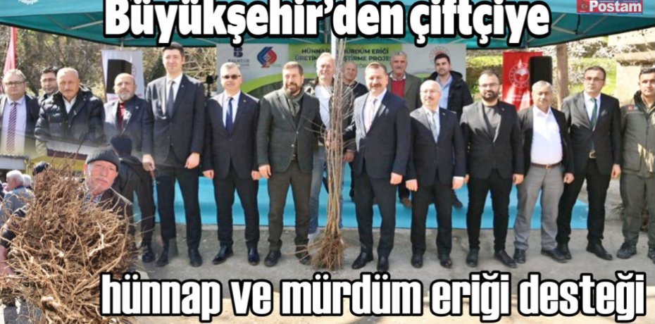 Büyükşehir’den çiftçiye hünnap ve mürdüm eriği desteği