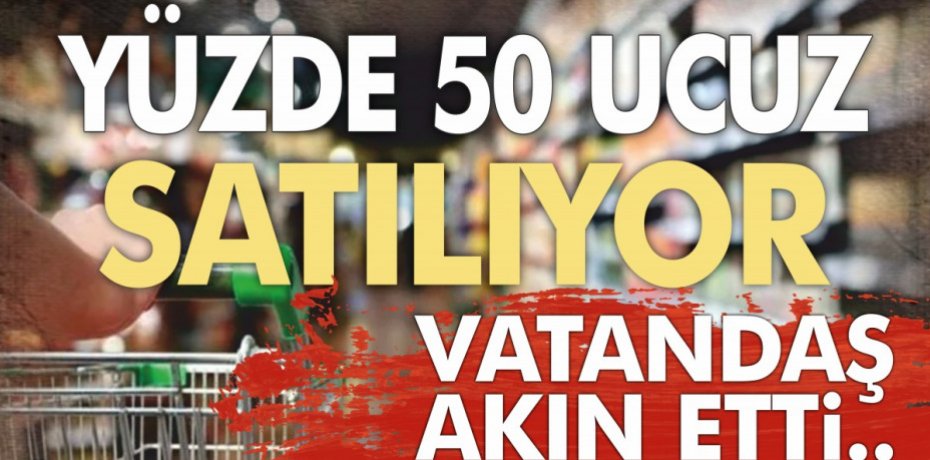YÜZDE 50 UCUZ SATILIYOR..