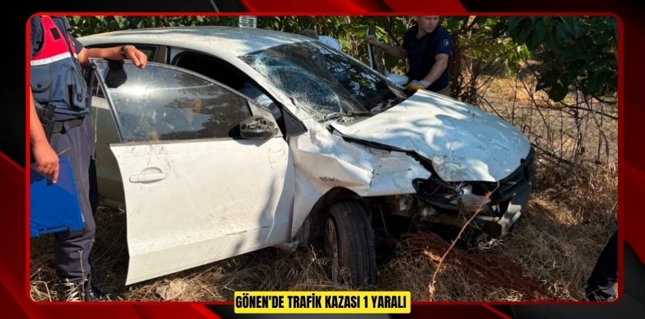 Gönen'de trafik kazası: 1 yaralı  