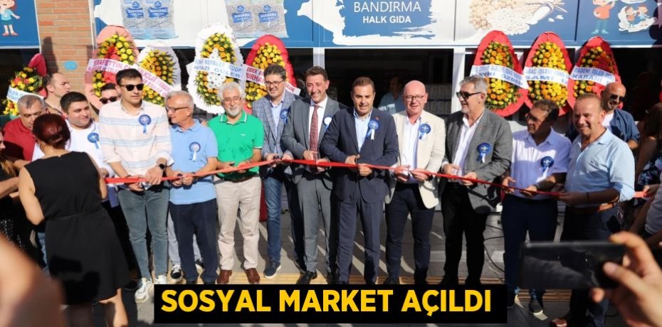 Sosyal Market Açıldı