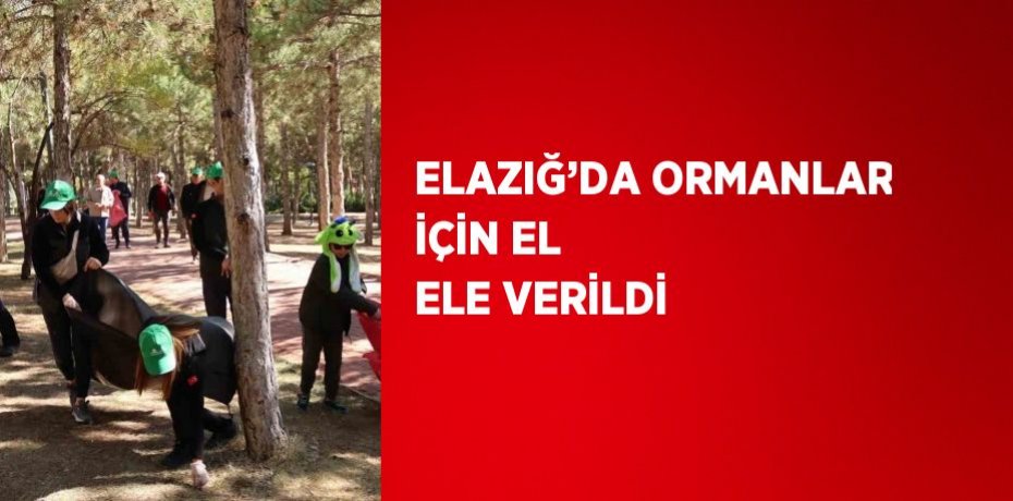 ELAZIĞ’DA ORMANLAR İÇİN EL ELE VERİLDİ