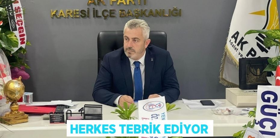 Herkes tebrik ediyor