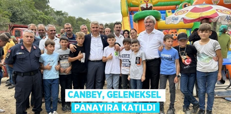 Canbey, geleneksel panayıra katıldı