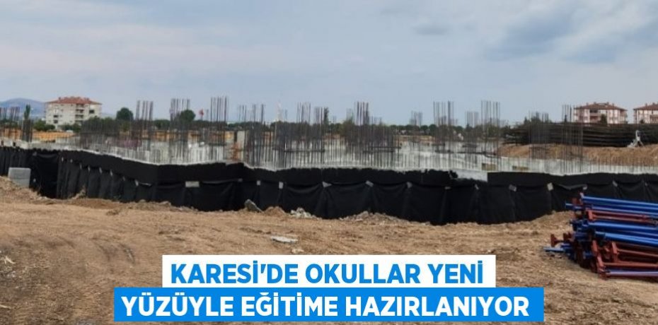 Karesi'de okullar yeni yüzüyle eğitime hazırlanıyor