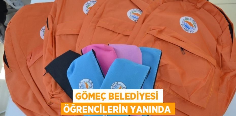 Gömeç Belediyesi öğrencilerin yanında