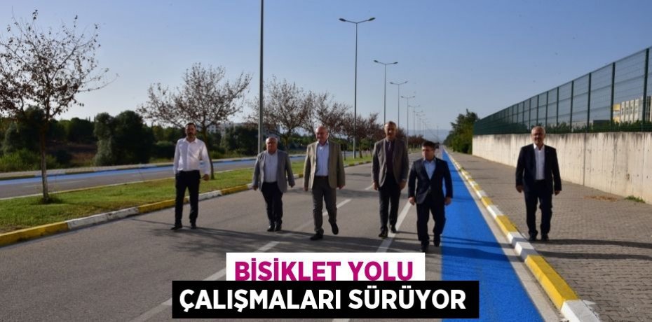 Bisiklet Yolu Çalışmaları Sürüyor