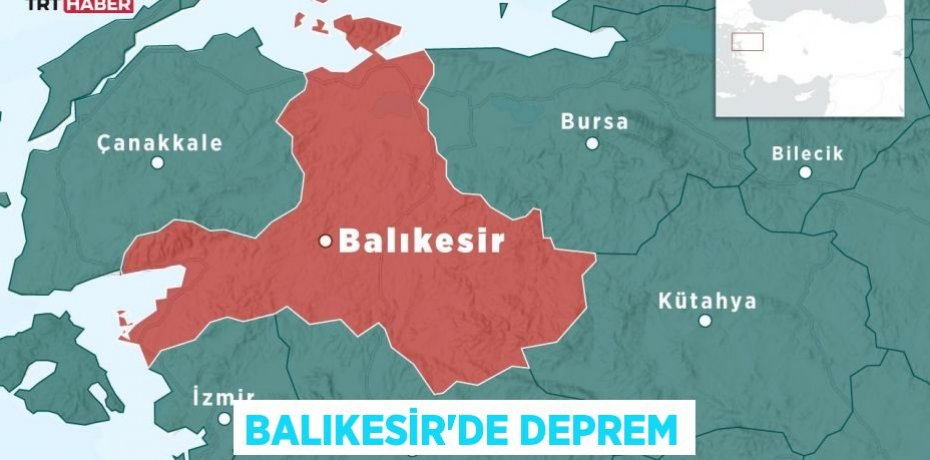 Balıkesir'de deprem