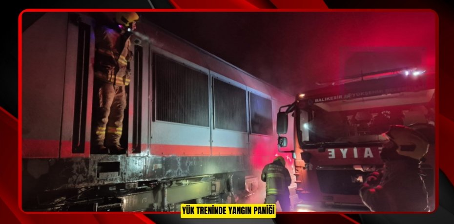 Yük treninde yangın paniği