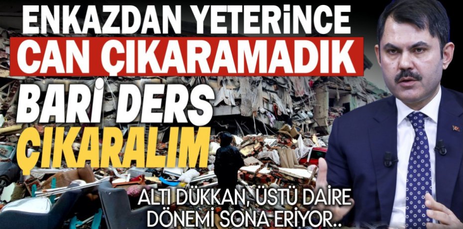 ENKAZDAN YETERİNCE CAN ÇIKARAMADIK... BARİ DERS ÇIKARALIM...