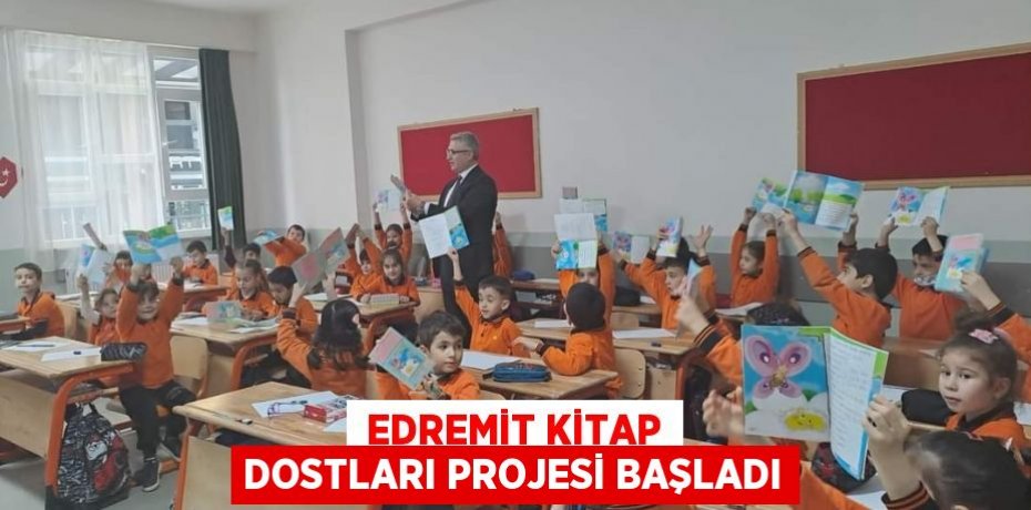  Edremit Kitap Dostları Projesi başladı