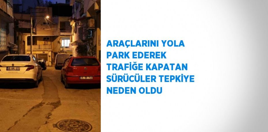 ARAÇLARINI YOLA PARK EDEREK TRAFİĞE KAPATAN SÜRÜCÜLER TEPKİYE NEDEN OLDU