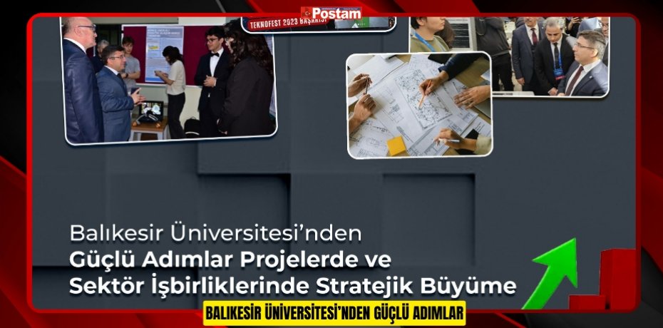 BALIKESİR ÜNİVERSİTESİ’NDEN GÜÇLÜ ADIMLAR