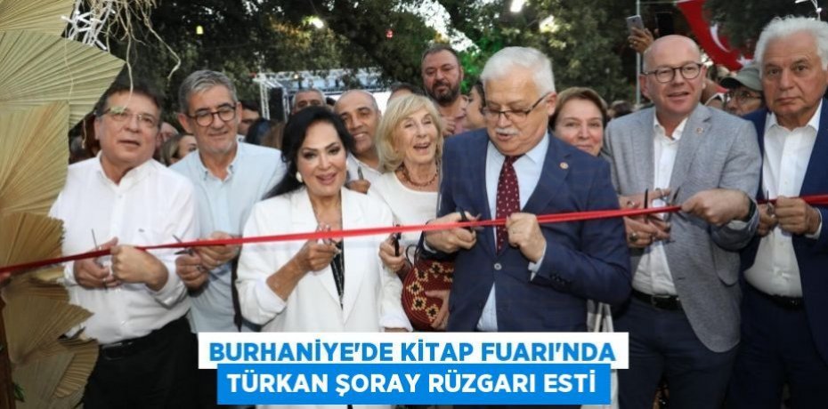 Burhaniye’de Kitap Fuarı'nda Türkan Şoray rüzgarı esti