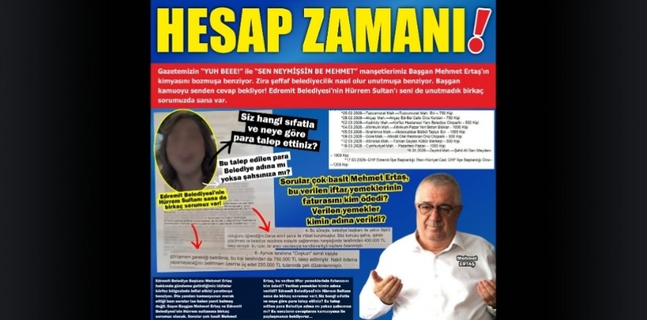 HESAP ZAMANI!