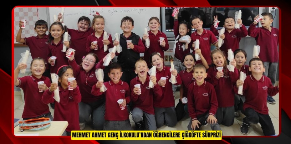Mehmet Ahmet Genç İlkokulu’ndan öğrencilere çiğköfte sürprizi