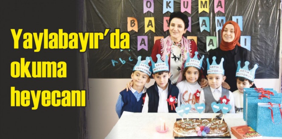 Yaylabayır'da okuma heyecanı