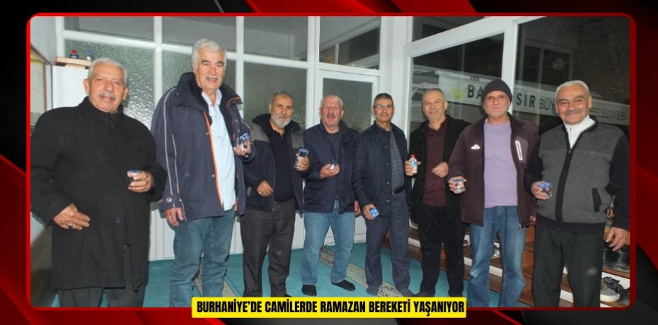 Burhaniye’de camilerde Ramazan bereketi yaşanıyor