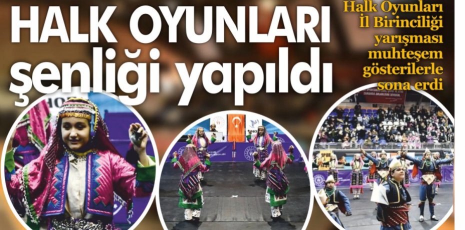 Balıkesir'de Halk oyunları şenliği yapıldı