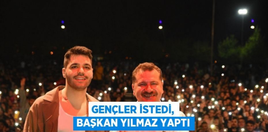 Gençler istedi, Başkan Yılmaz yaptı
