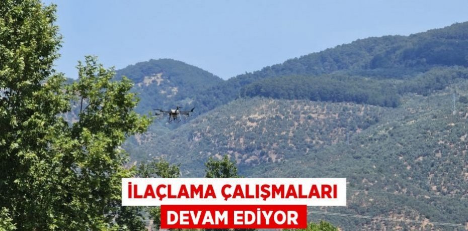 İLAÇLAMA ÇALIŞMALARI DEVAM EDİYOR