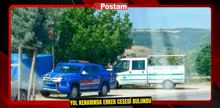 Yol kenarında erkek cesedi bulundu