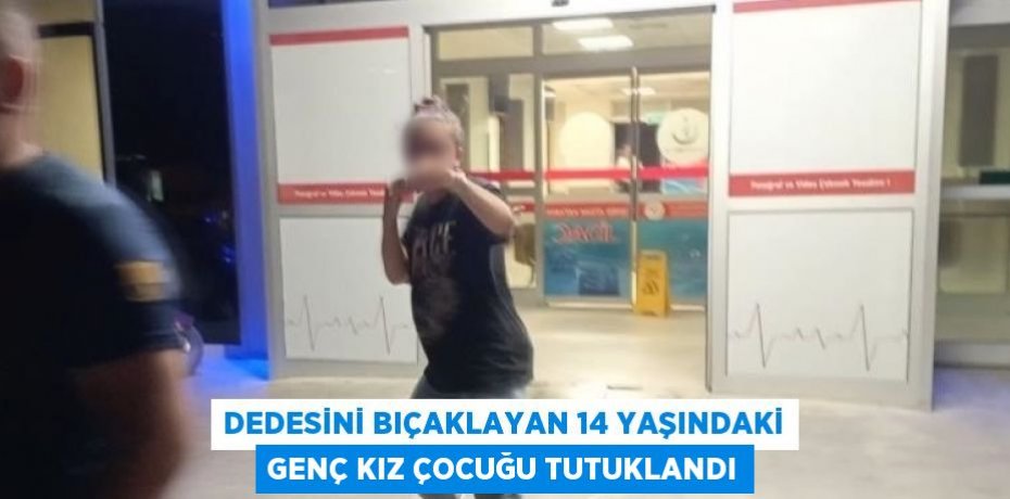 DEDESİNİ BIÇAKLAYAN 14 YAŞINDAKİ GENÇ KIZ ÇOCUĞU TUTUKLANDI