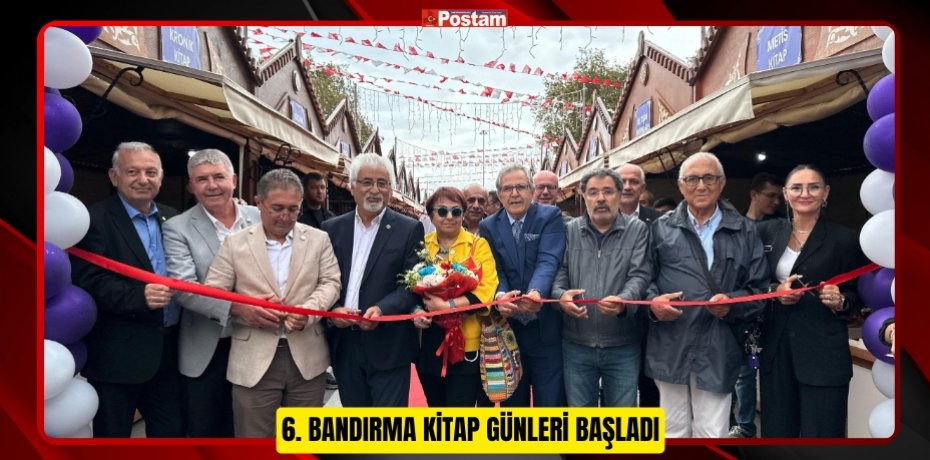 6. BANDIRMA KİTAP GÜNLERİ BAŞLADI