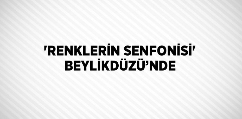 'RENKLERİN SENFONİSİ' BEYLİKDÜZÜ’NDE