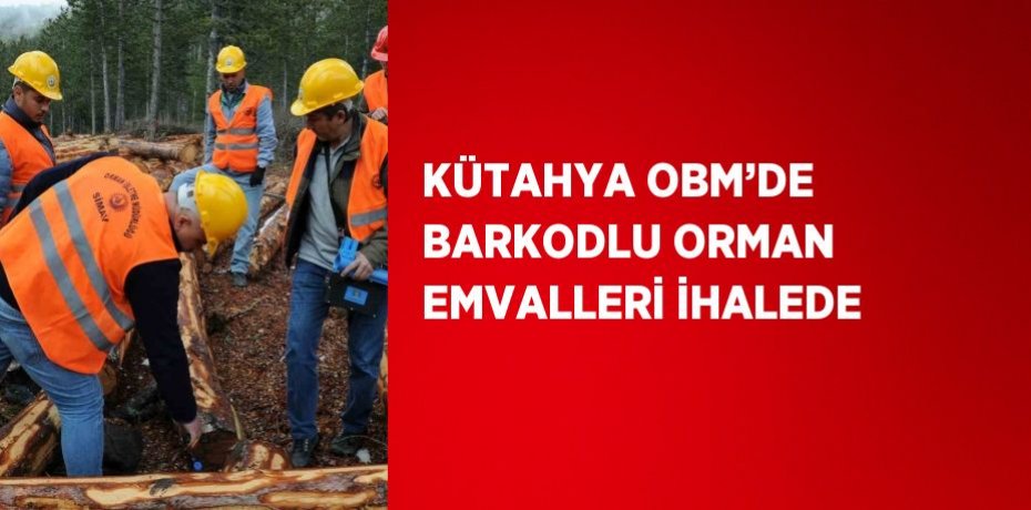 KÜTAHYA OBM’DE BARKODLU ORMAN EMVALLERİ İHALEDE