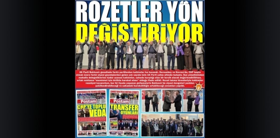 ROZETLER YÖN DEĞİŞTİRİYOR