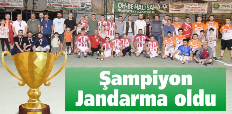 Şampiyon Jandarma oldu