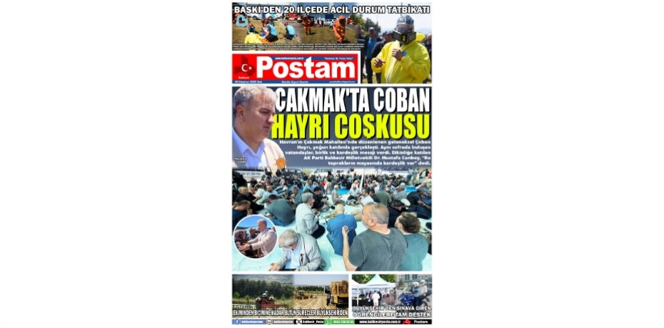 ÇAKMAK'TA ÇOBAN HAYRI COŞKUSU