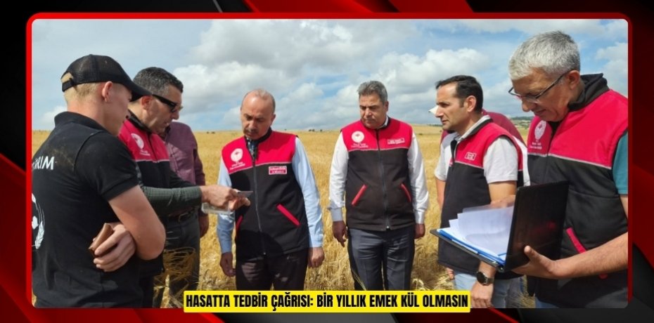 HASATTA TEDBİR ÇAĞRISI: BİR YILLIK EMEK KÜL OLMASIN